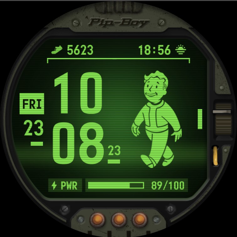 Fallout Pip Boy Watch Face Apk Mod Premium Desbloqueado   1.0 screenshot 3