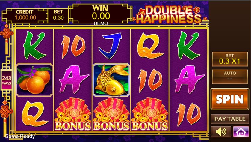 DOUBLE HAPPINESS slot apk para android图片1