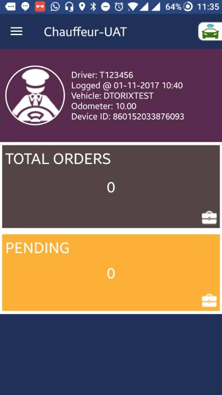 Chauffeur App para Android Baixar  2.1.2 screenshot 1