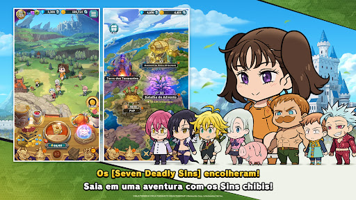 The Seven Deadly Sins Idle mod apk dinheiro e gemas ilimitados  1.0.1 screenshot 1