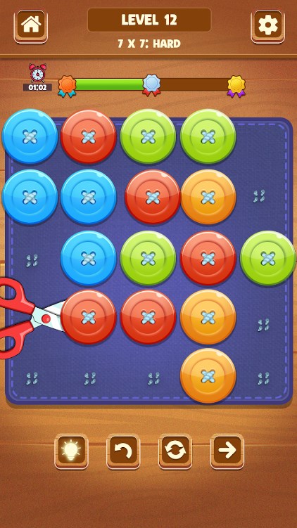 Cut a Button Puzzle Apk Versão mais recente  1.1 screenshot 1