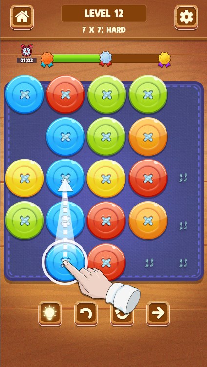 Cut a Button Puzzle Apk Versão mais recente  1.1 screenshot 3