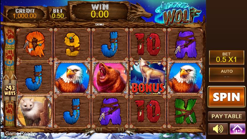 Aurora Wolf slot apk para android  1.0.0 screenshot 1