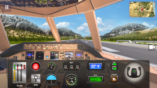 Airplane Pro Flight Simulator mod apk dinheiro ilimitado última versão  1.14 screenshot 3