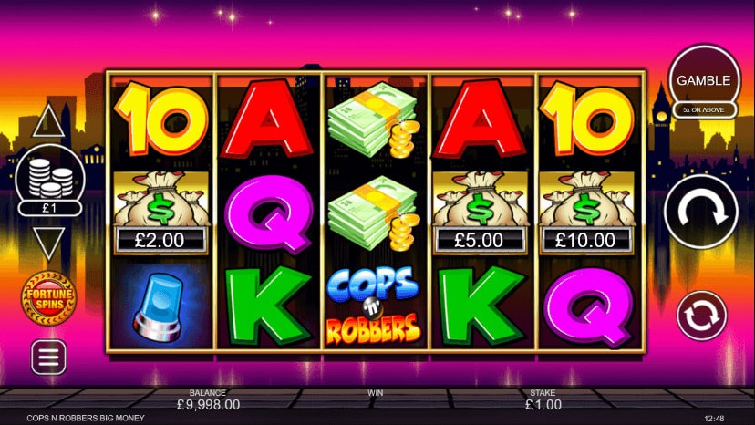 Cops and Robbers Bigger Big Money slot apk para android  1.0.0 screenshot 2