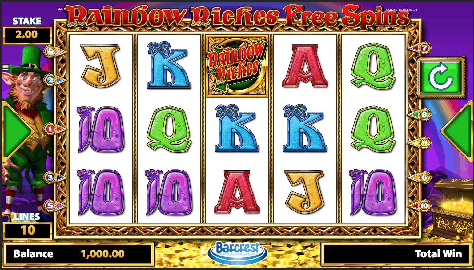 Rainbow Riches slot apk para android图片1