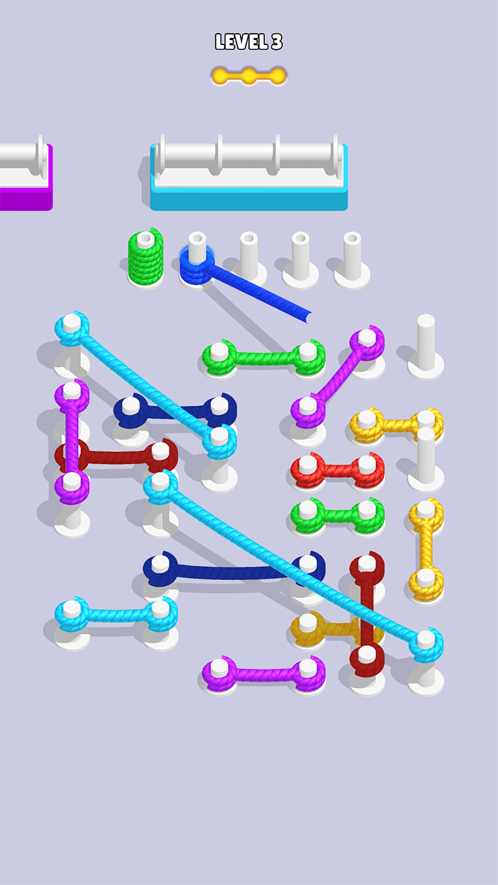 Rope Jam Tangle Sort Apk Download para Android图片1