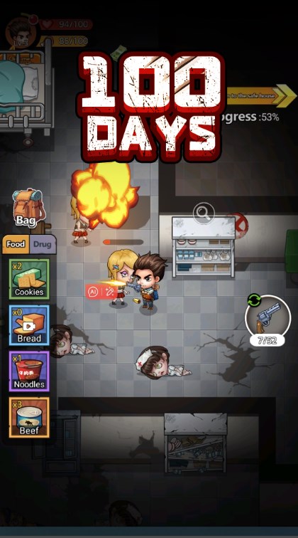 Survival 100 Days Apk Baixar para Android  1.0.0 screenshot 2