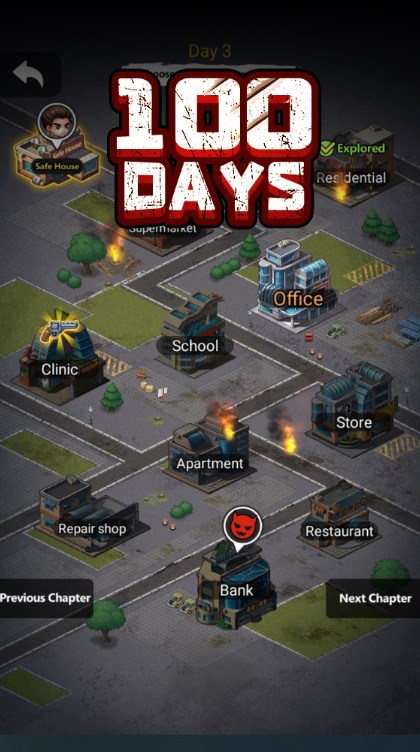 Survival 100 Days Apk Baixar para Android图片1