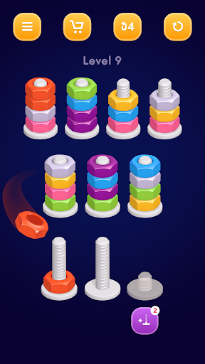 Nuts Color Sort Puzzle Games Apk para Android  1.3.8 screenshot 2