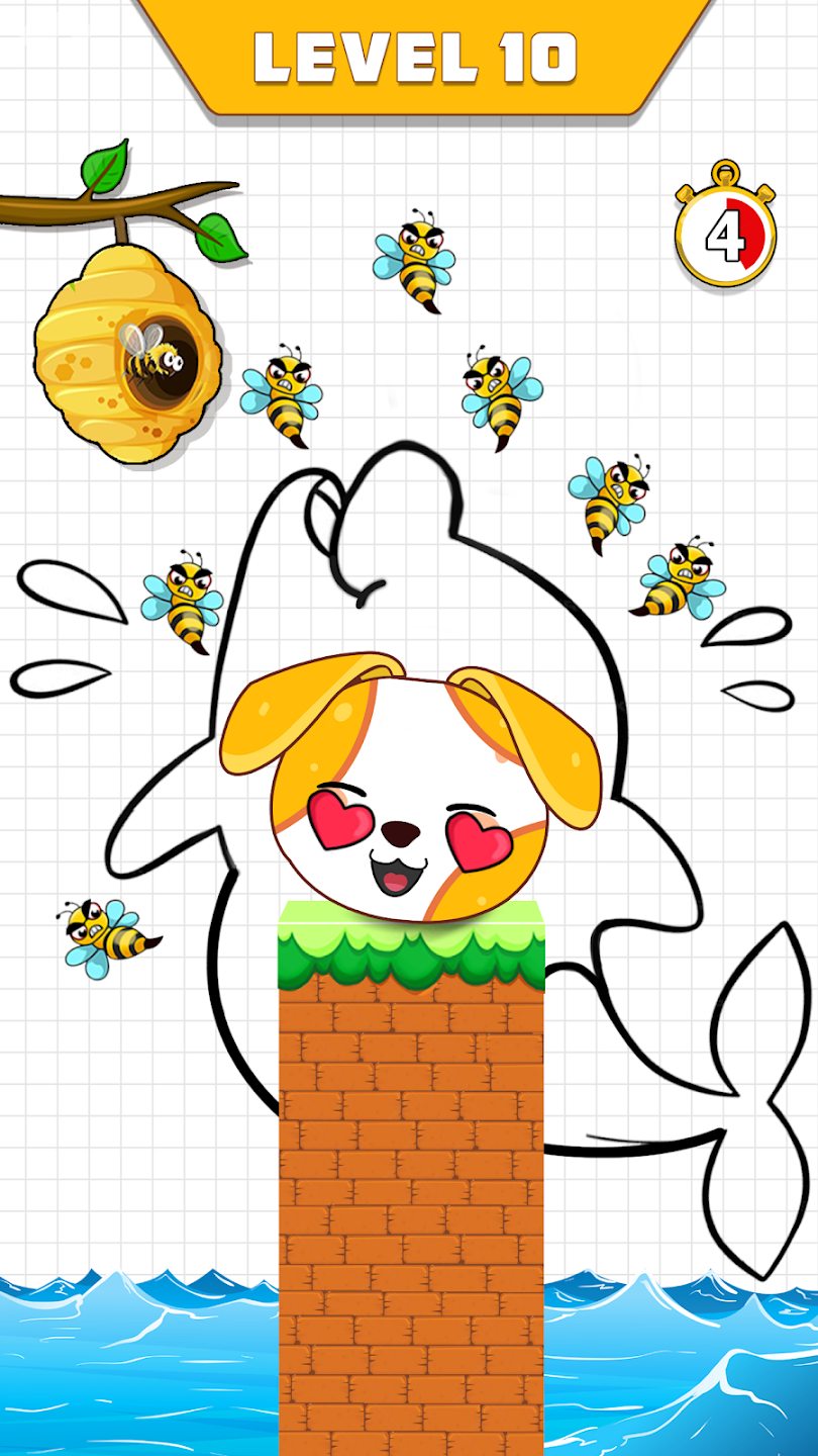 Save The Dog Dog vs Bee Game Apk para Android  1.0 screenshot 3