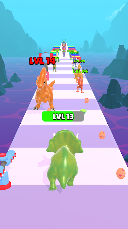 Dinosaur Evolution Runner Game Apk para Android  1.2 screenshot 1