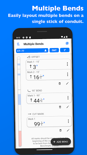 QuickBend Conduit Bending Apk Versão mais recente  3.5.6 screenshot 1