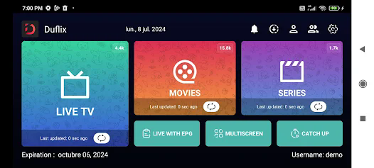 Duflix IPTV Player Premium Desbloqueado   1.0.5 screenshot 2