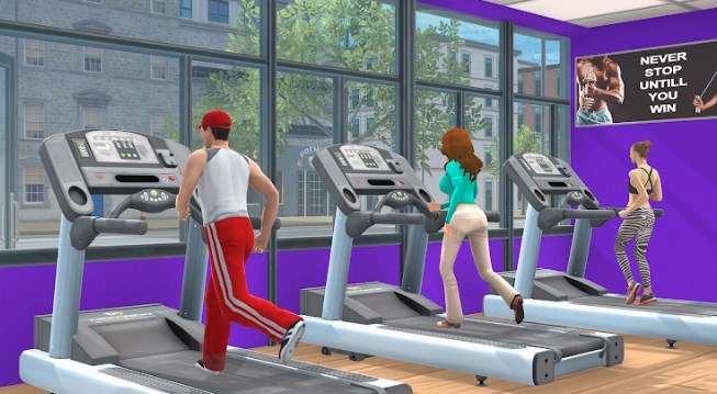 Gym Simulator Workout Game Apk Download para Android  0.1 screenshot 1