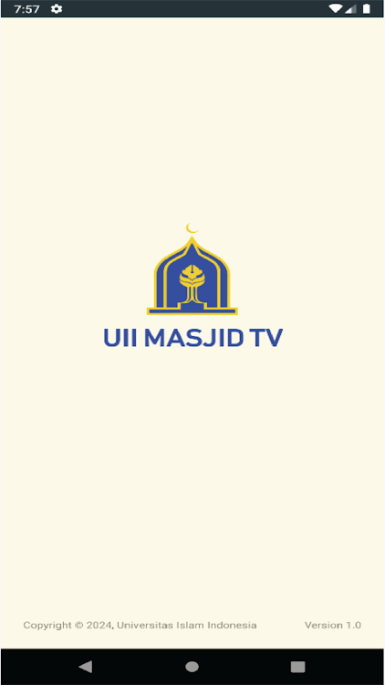 UII Masjid TV APP última versão  1.0 screenshot 1