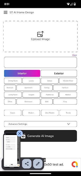 ST AI Home Design App para Android Download  2.0 screenshot 1