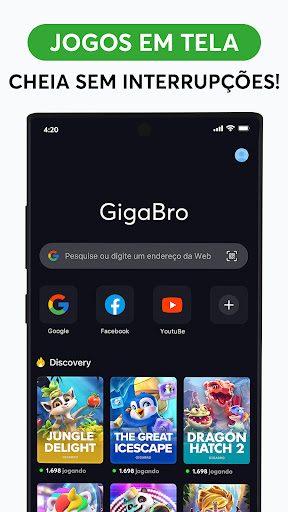 GigaBro Navegador Gamer mod apk premium desbloqueado  1.2 screenshot 2