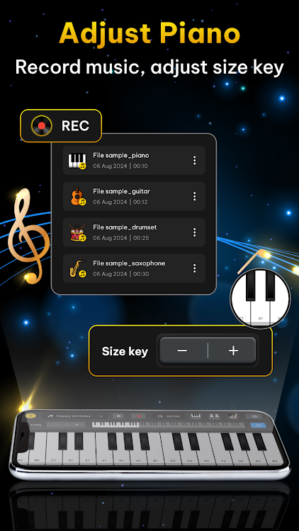 Piano Learn Real Keyboard mod apk premium desbloqueado  1.0 screenshot 1