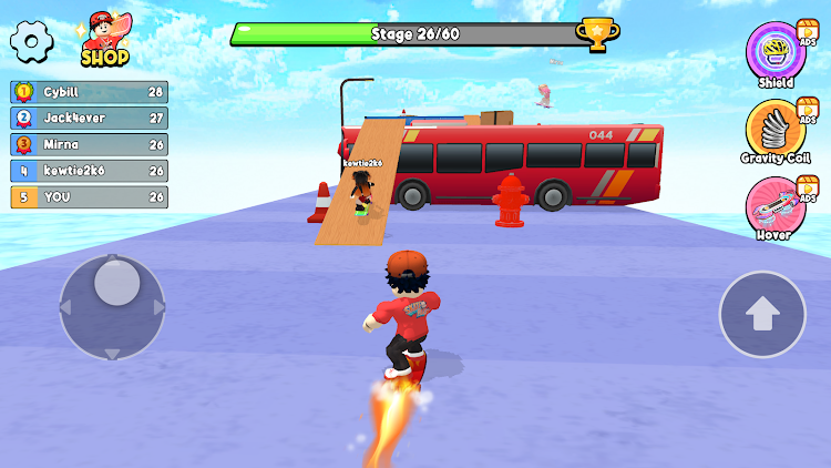 Obby Skateboard Easy Parkour Apk Download para Android  1.0.0 screenshot 1