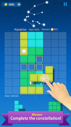 Block Puzzle Constellation Moedas Ilimitadas  1.0.12 screenshot 3