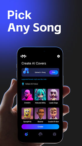 AI Cover Canção e Voz mod apk premium desbloqueado  1.0.2 screenshot 2