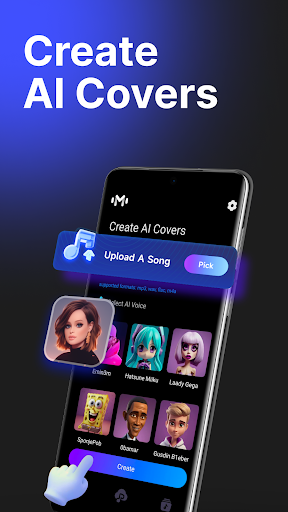 AI Cover Canção e Voz mod apk premium desbloqueado  1.0.2 screenshot 1